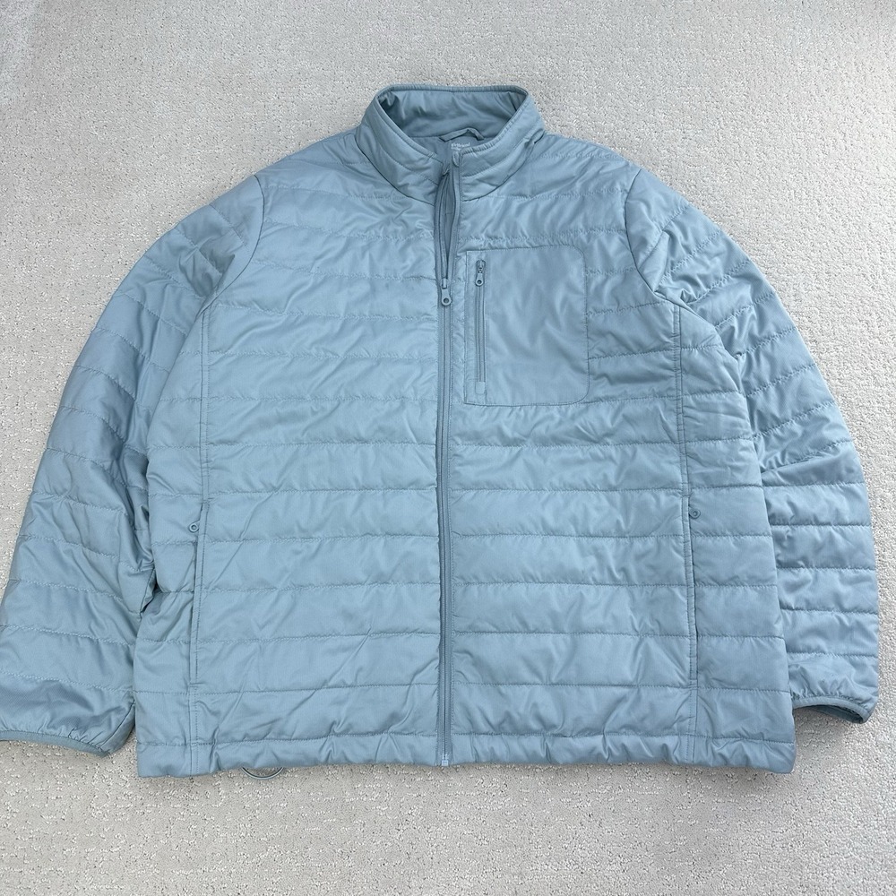 Girlfriend Collective Packable Puffer Jacket Womens 4X Aqua Sporty $128